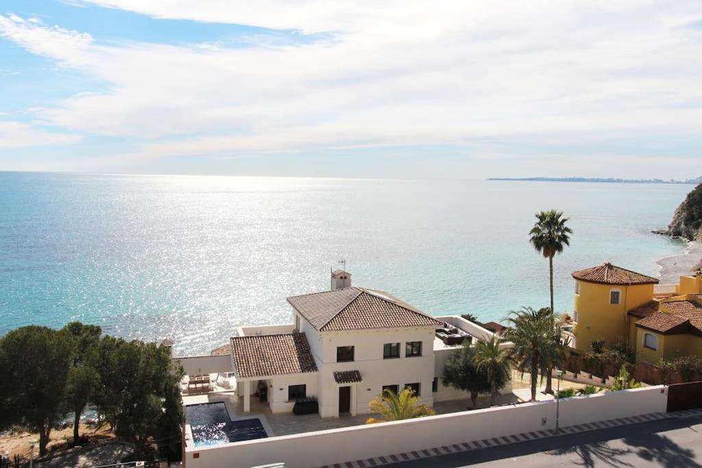 Villa Irene, Large First Line Villa With Amazing Sea- And Coast Views And Large Private Swimming Pool! Alicante Bagian luar foto