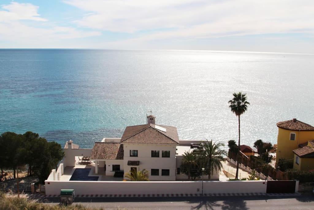 Villa Irene, Large First Line Villa With Amazing Sea- And Coast Views And Large Private Swimming Pool! Alicante Bagian luar foto